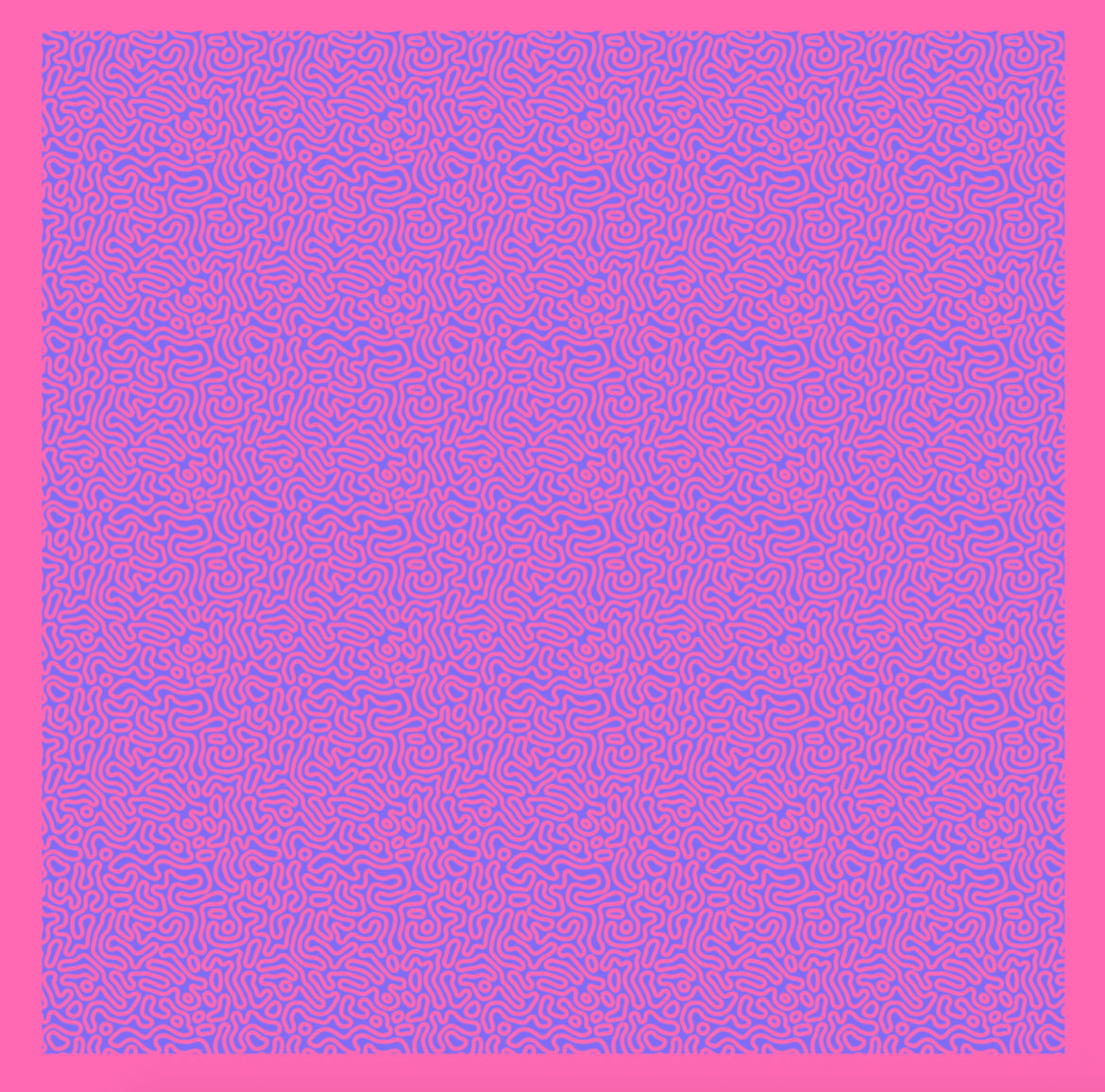 Purple squiggle silk square