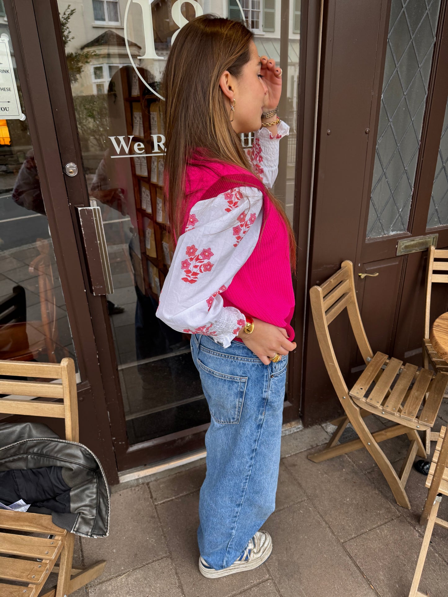 PINK QUEENIE SWEATER VEST