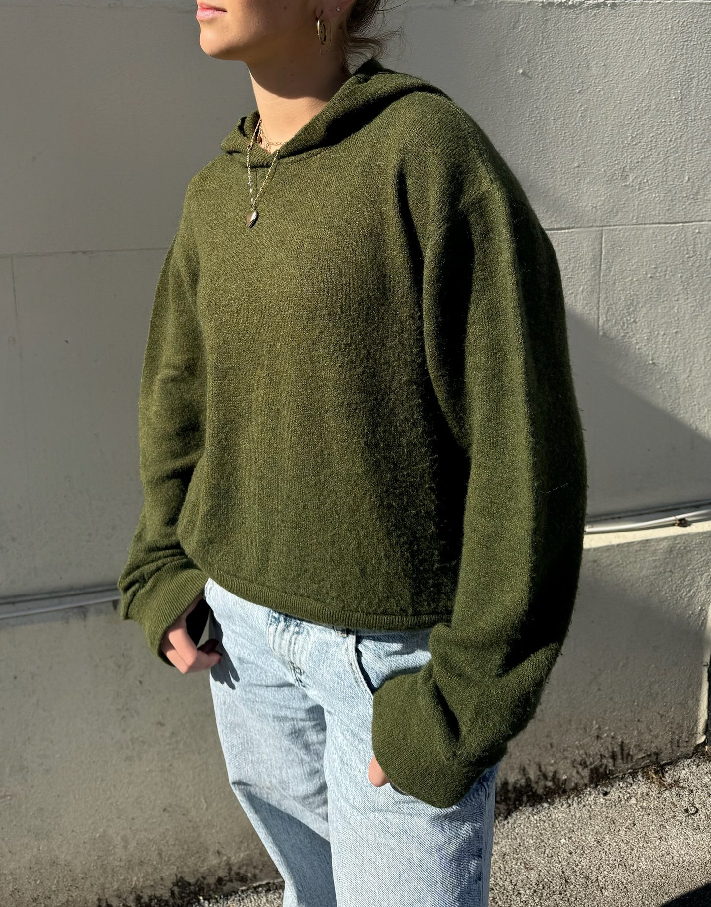 OLIVE SKY HOODIE