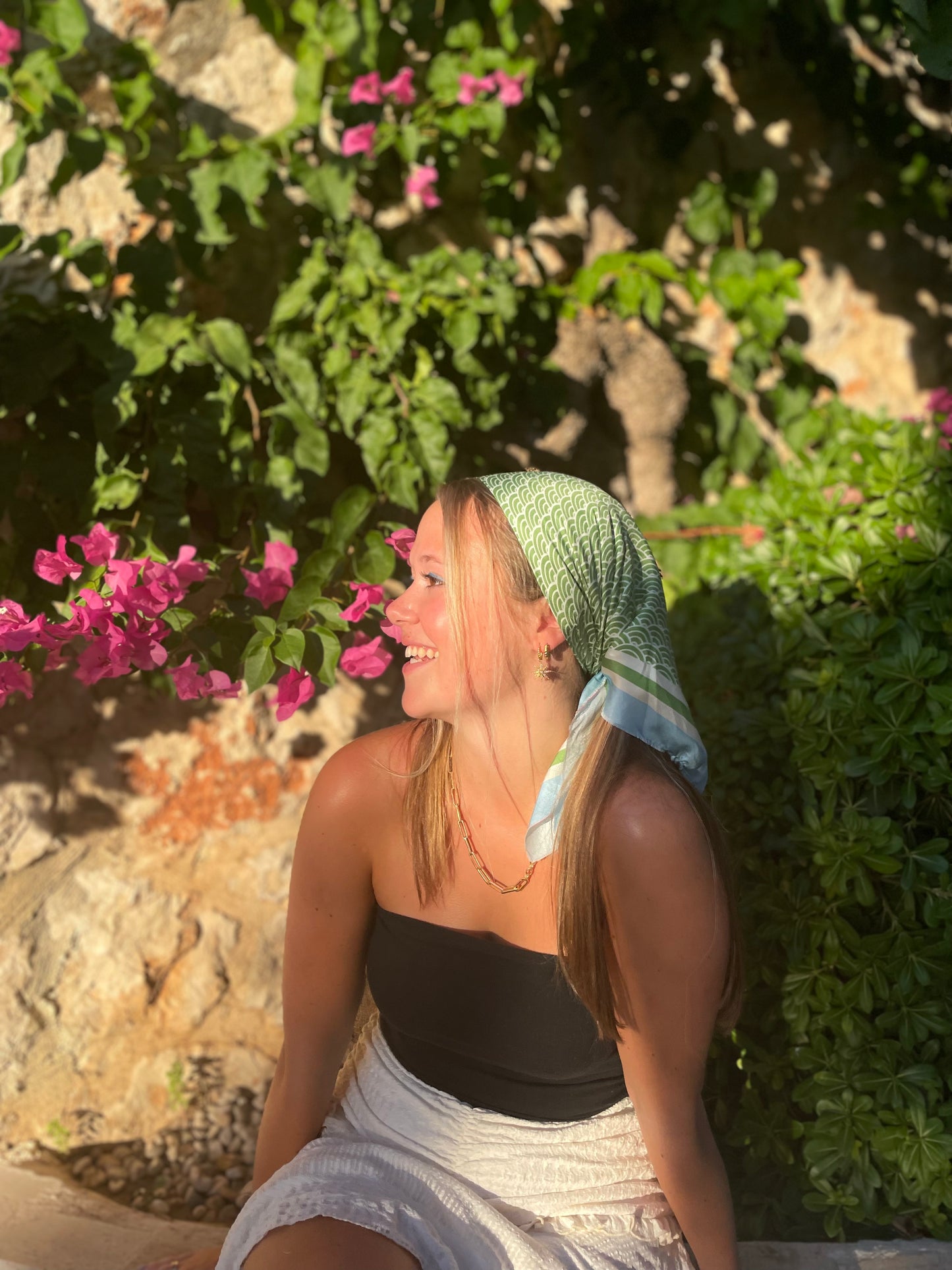 The Horizon silk scarf