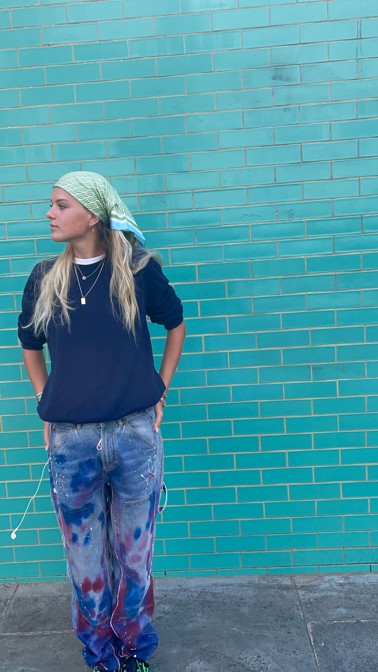 The Horizon silk scarf