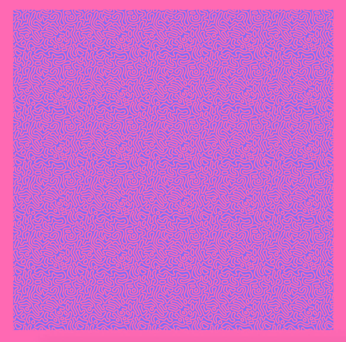 Purple squiggle silk square