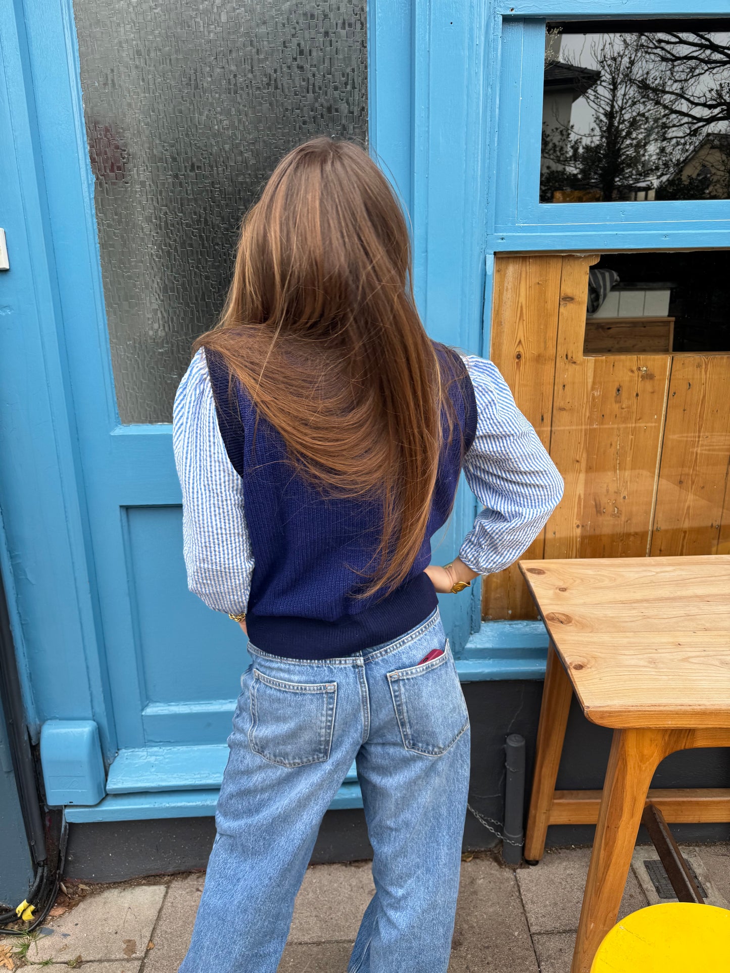 BLUE QUEENIE SWEATER VEST