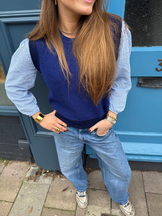 BLUE QUEENIE SWEATER VEST